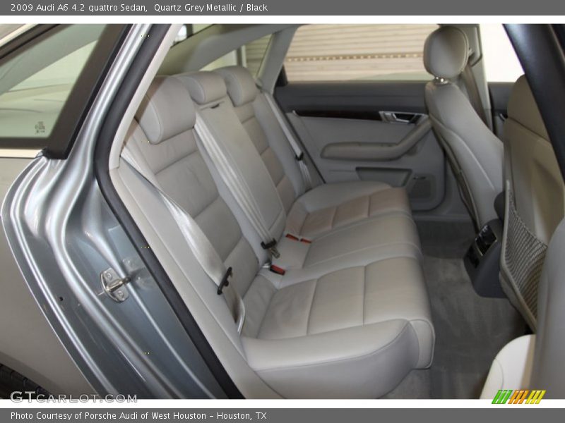 Quartz Grey Metallic / Black 2009 Audi A6 4.2 quattro Sedan