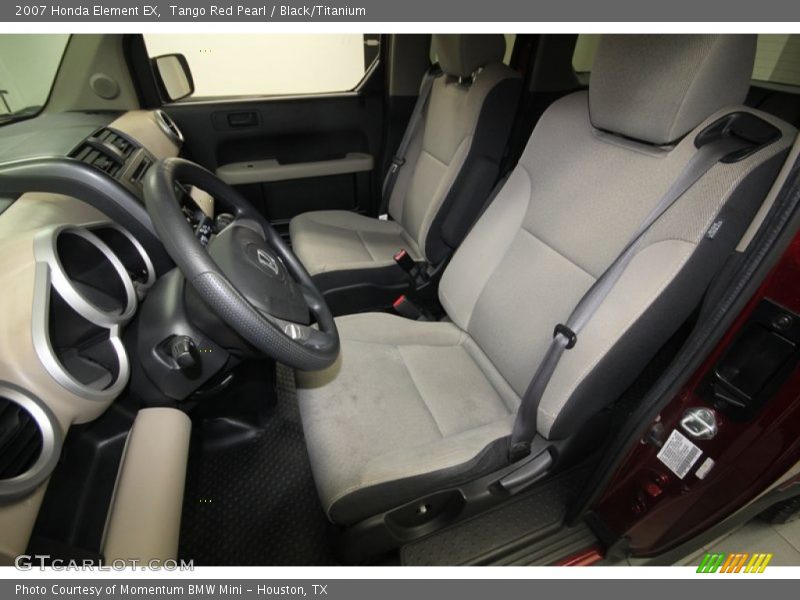  2007 Element EX Black/Titanium Interior