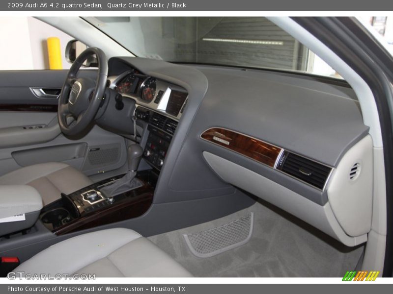 Quartz Grey Metallic / Black 2009 Audi A6 4.2 quattro Sedan