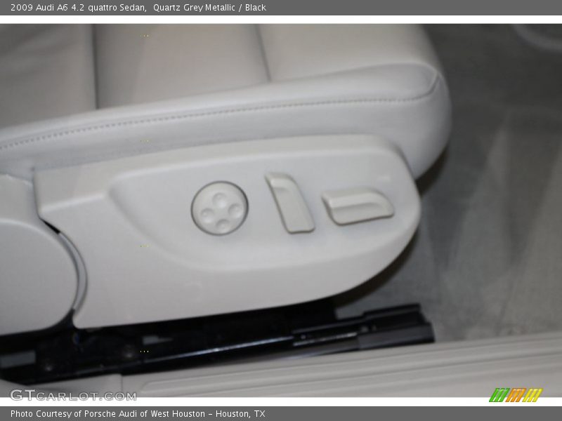 Quartz Grey Metallic / Black 2009 Audi A6 4.2 quattro Sedan