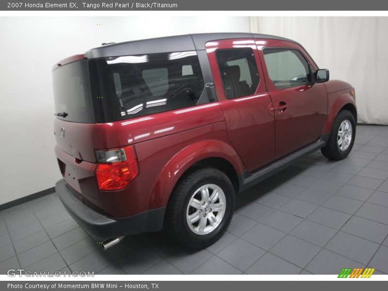 Tango Red Pearl / Black/Titanium 2007 Honda Element EX