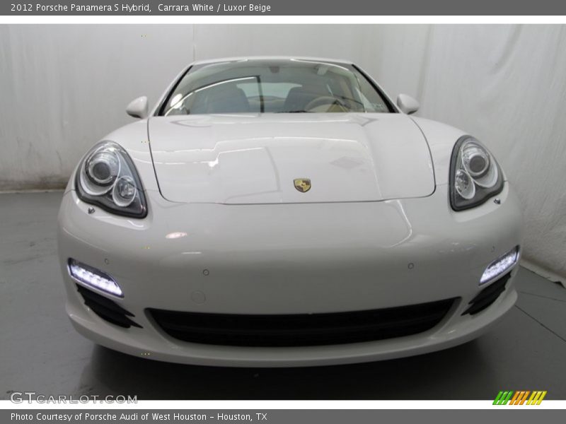 Carrara White / Luxor Beige 2012 Porsche Panamera S Hybrid