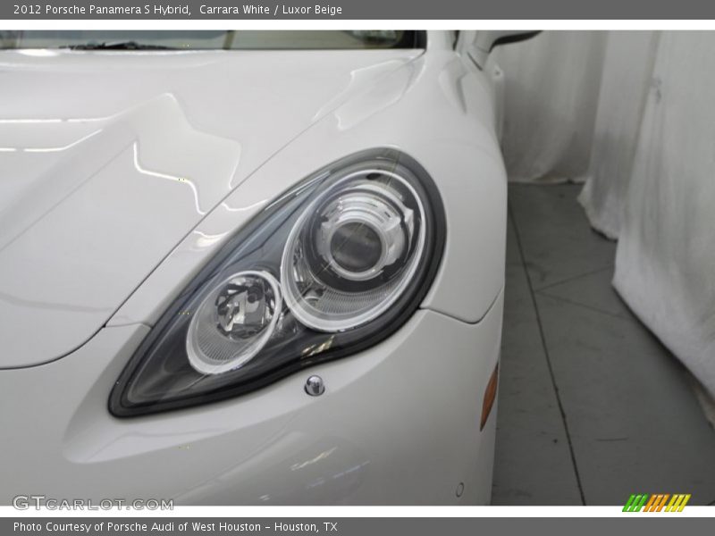 Carrara White / Luxor Beige 2012 Porsche Panamera S Hybrid
