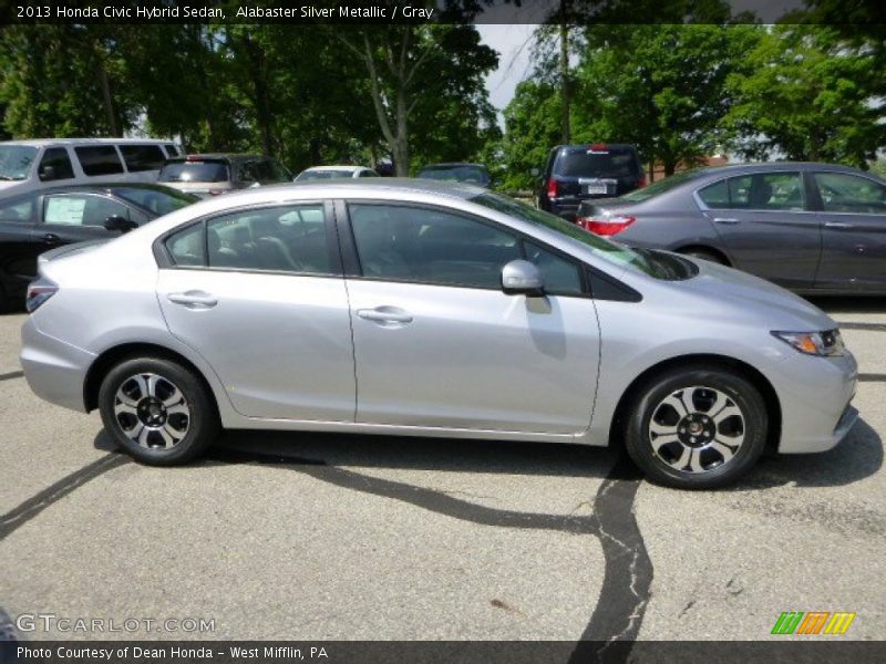  2013 Civic Hybrid Sedan Alabaster Silver Metallic
