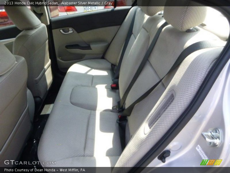 Rear Seat of 2013 Civic Hybrid Sedan