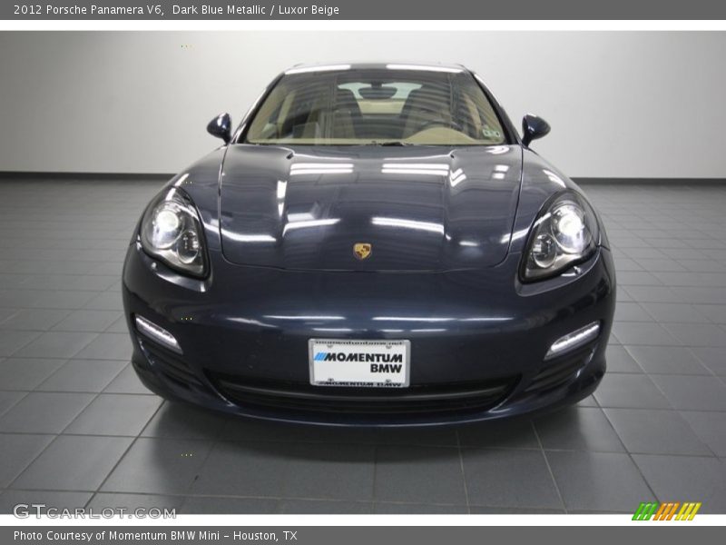Dark Blue Metallic / Luxor Beige 2012 Porsche Panamera V6