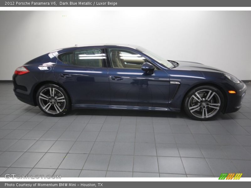 Dark Blue Metallic / Luxor Beige 2012 Porsche Panamera V6