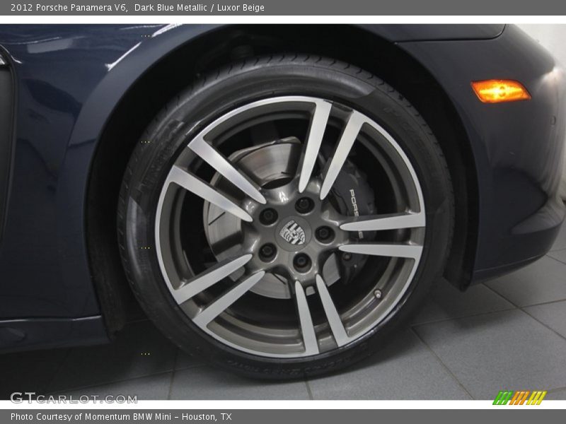 Dark Blue Metallic / Luxor Beige 2012 Porsche Panamera V6