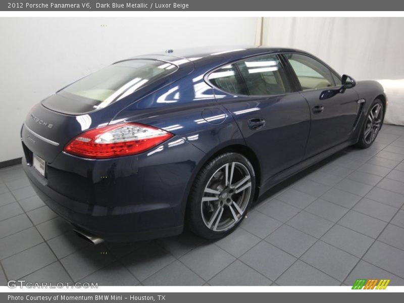 Dark Blue Metallic / Luxor Beige 2012 Porsche Panamera V6