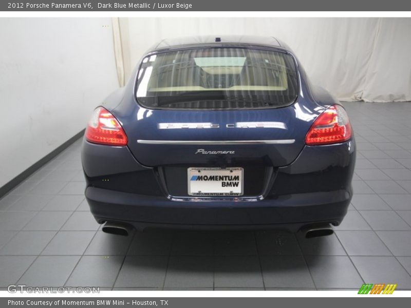 Dark Blue Metallic / Luxor Beige 2012 Porsche Panamera V6