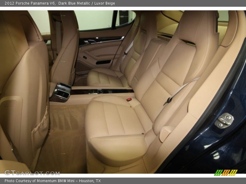 Dark Blue Metallic / Luxor Beige 2012 Porsche Panamera V6
