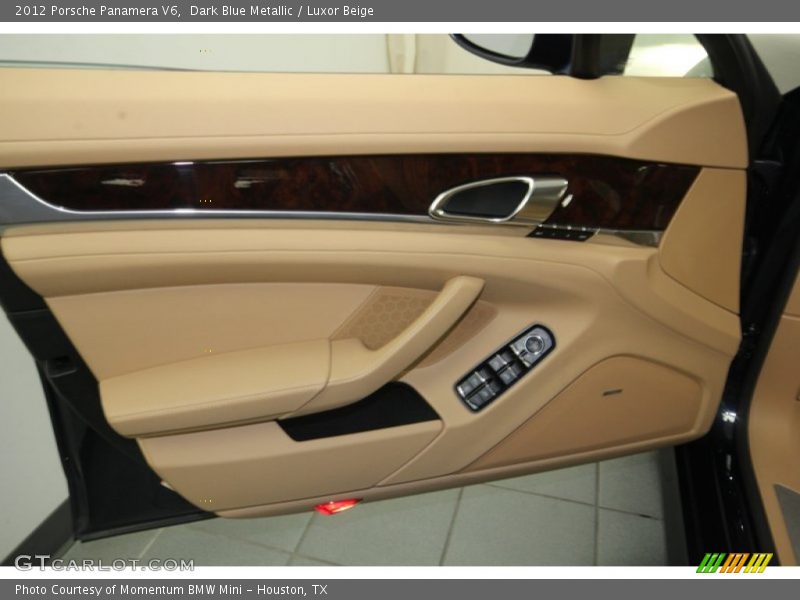 Dark Blue Metallic / Luxor Beige 2012 Porsche Panamera V6