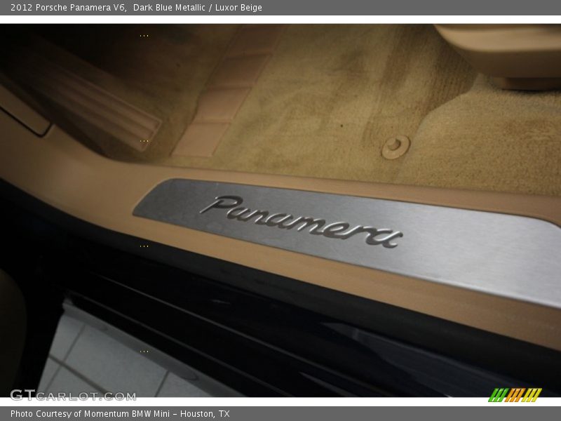 Dark Blue Metallic / Luxor Beige 2012 Porsche Panamera V6