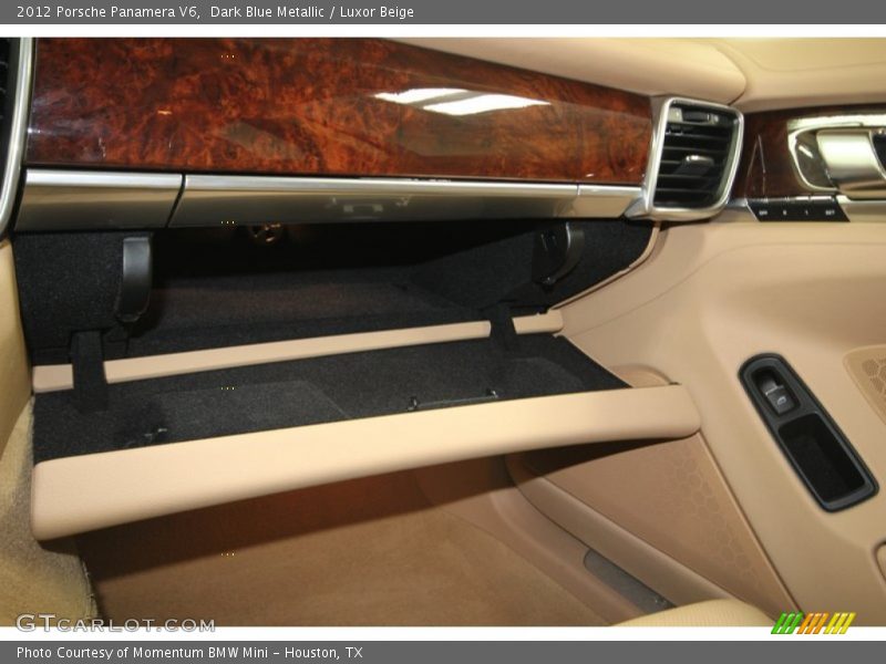 Dark Blue Metallic / Luxor Beige 2012 Porsche Panamera V6