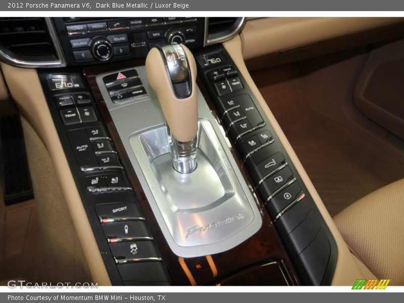 Dark Blue Metallic / Luxor Beige 2012 Porsche Panamera V6