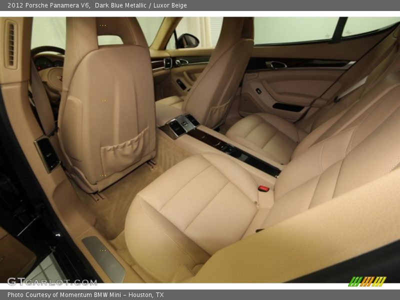Dark Blue Metallic / Luxor Beige 2012 Porsche Panamera V6