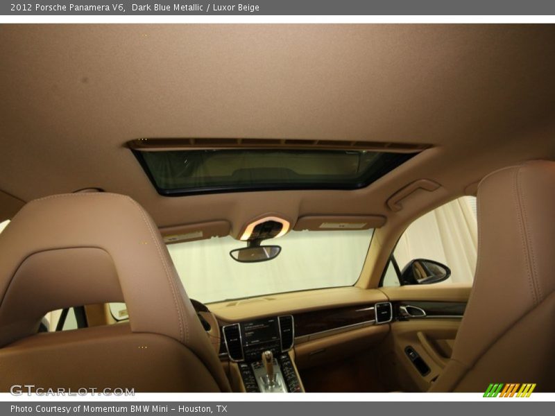 Dark Blue Metallic / Luxor Beige 2012 Porsche Panamera V6