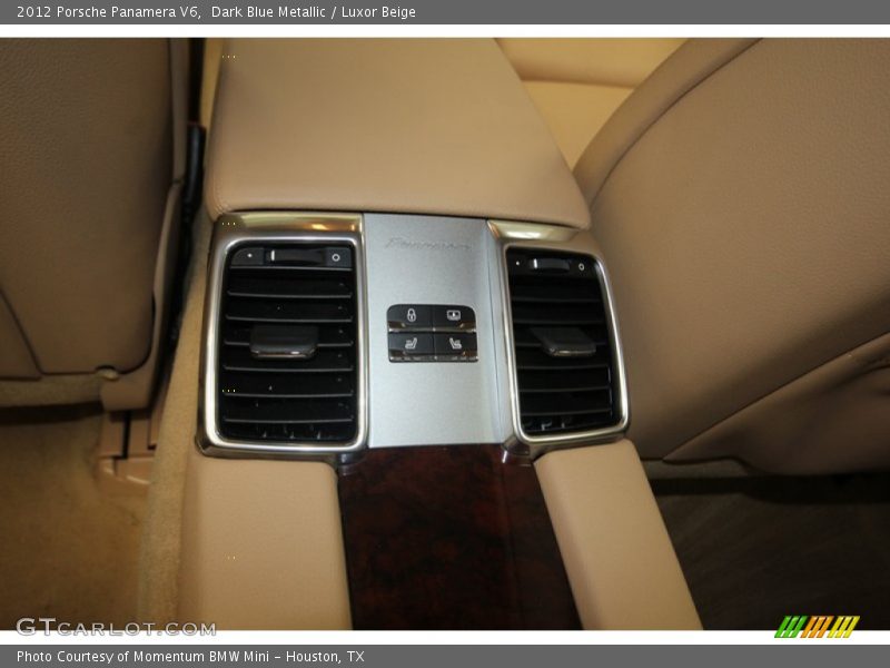 Dark Blue Metallic / Luxor Beige 2012 Porsche Panamera V6