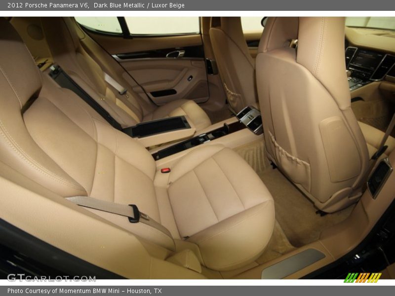 Dark Blue Metallic / Luxor Beige 2012 Porsche Panamera V6
