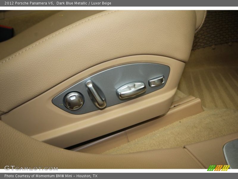 Dark Blue Metallic / Luxor Beige 2012 Porsche Panamera V6