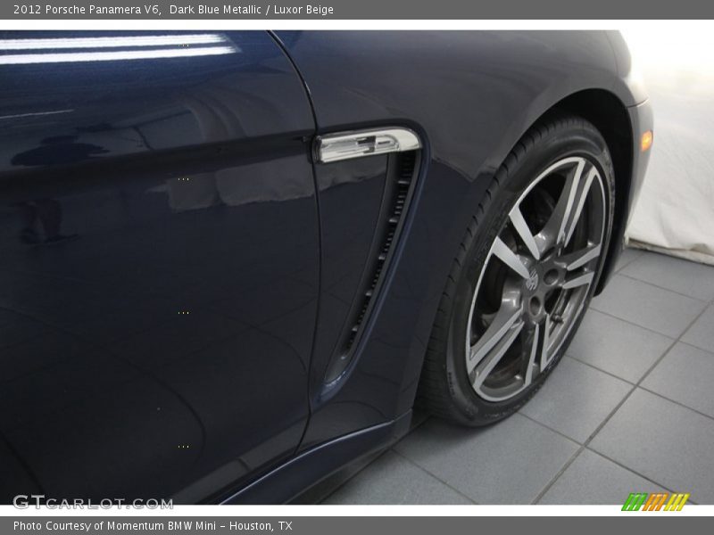 Dark Blue Metallic / Luxor Beige 2012 Porsche Panamera V6
