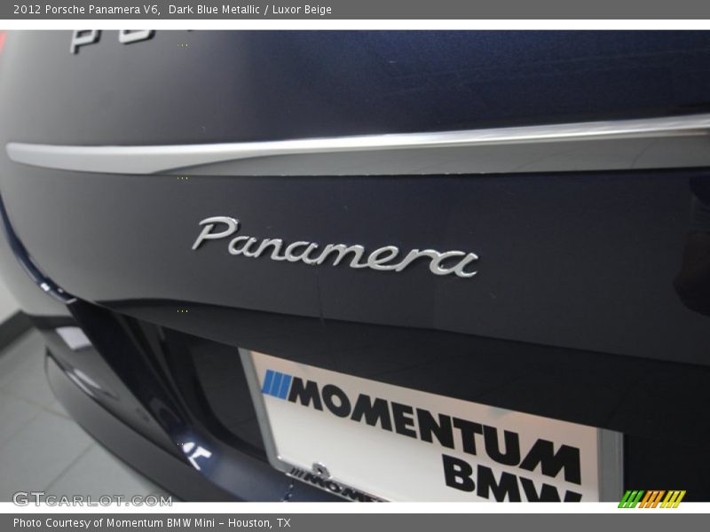 Dark Blue Metallic / Luxor Beige 2012 Porsche Panamera V6
