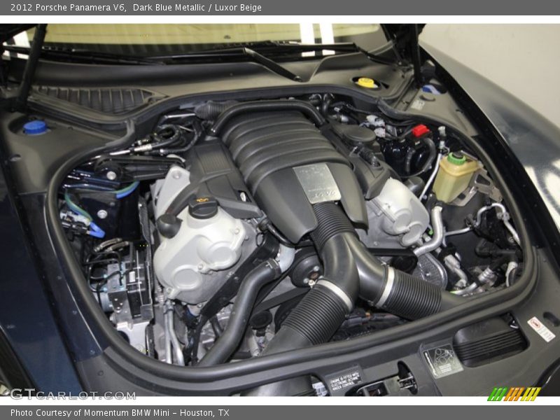 Dark Blue Metallic / Luxor Beige 2012 Porsche Panamera V6