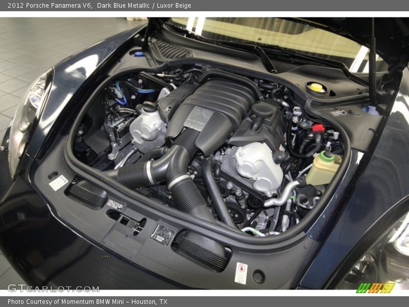 Dark Blue Metallic / Luxor Beige 2012 Porsche Panamera V6