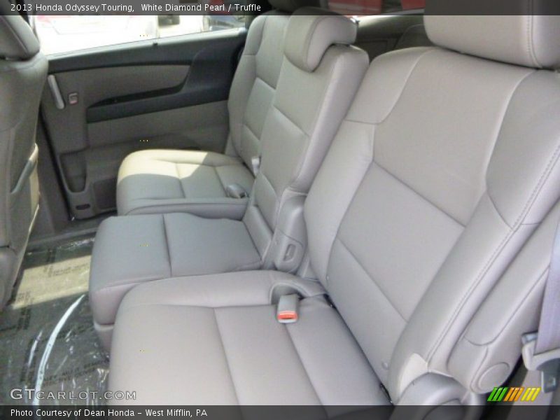 White Diamond Pearl / Truffle 2013 Honda Odyssey Touring