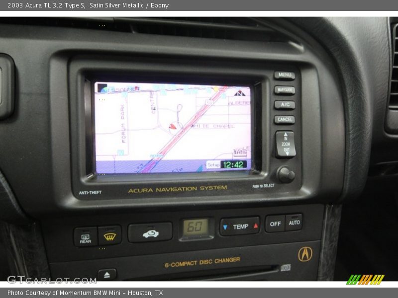 Navigation of 2003 TL 3.2 Type S