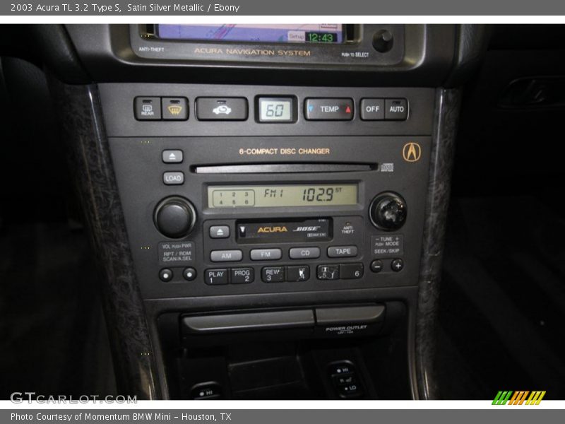 Audio System of 2003 TL 3.2 Type S