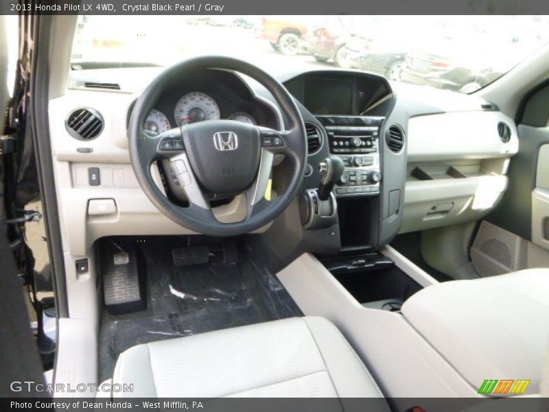 Gray Interior - 2013 Pilot LX 4WD 