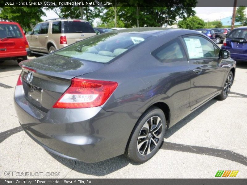 Polished Metal Metallic / Gray 2013 Honda Civic EX Coupe