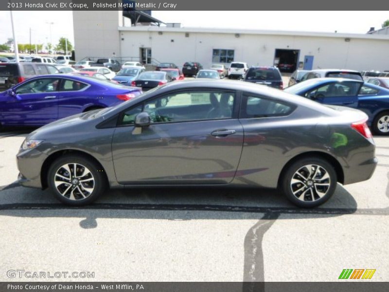 Polished Metal Metallic / Gray 2013 Honda Civic EX Coupe