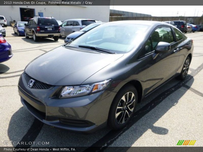 Polished Metal Metallic / Gray 2013 Honda Civic EX Coupe