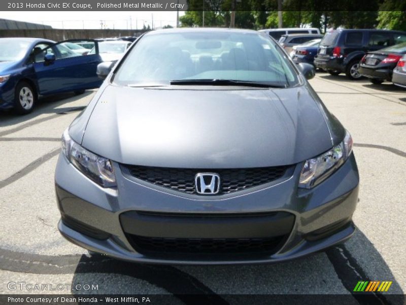 Polished Metal Metallic / Gray 2013 Honda Civic EX Coupe