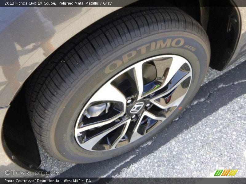 Polished Metal Metallic / Gray 2013 Honda Civic EX Coupe