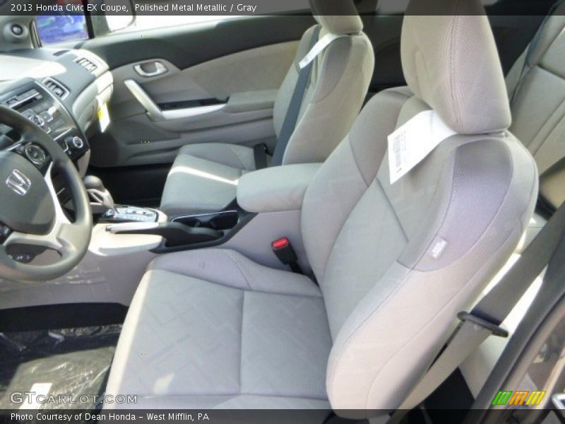 Polished Metal Metallic / Gray 2013 Honda Civic EX Coupe