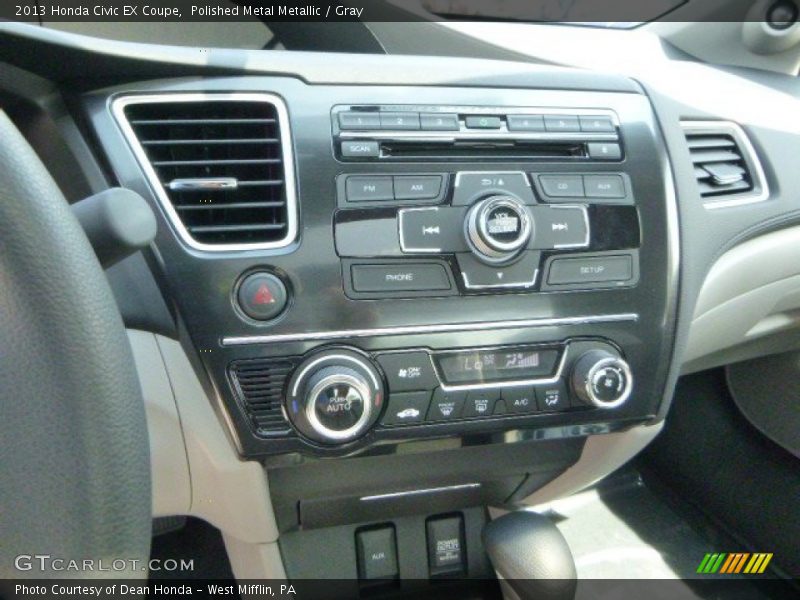Polished Metal Metallic / Gray 2013 Honda Civic EX Coupe