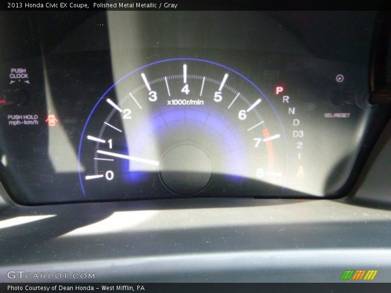 Polished Metal Metallic / Gray 2013 Honda Civic EX Coupe