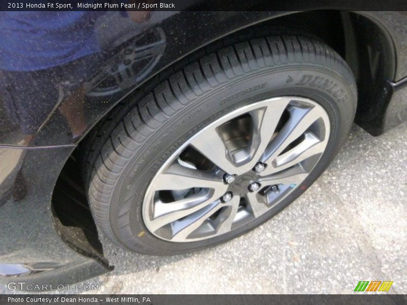 Midnight Plum Pearl / Sport Black 2013 Honda Fit Sport