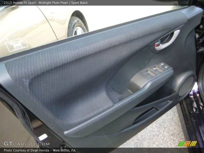Midnight Plum Pearl / Sport Black 2013 Honda Fit Sport