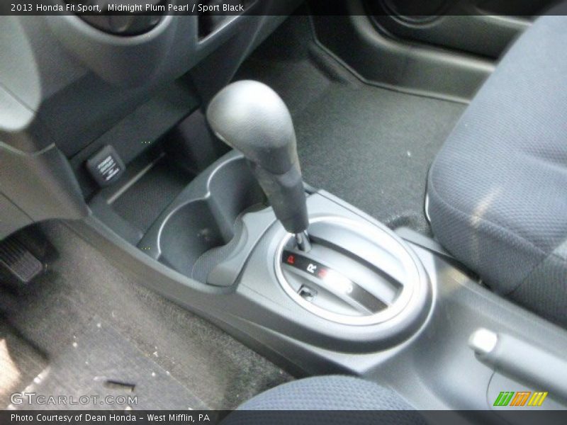 Midnight Plum Pearl / Sport Black 2013 Honda Fit Sport