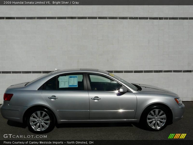 Bright Silver / Gray 2009 Hyundai Sonata Limited V6