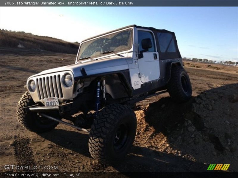 Bright Silver Metallic / Dark Slate Gray 2006 Jeep Wrangler Unlimited 4x4