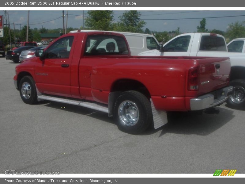  2005 Ram 3500 SLT Regular Cab 4x4 Dually Flame Red