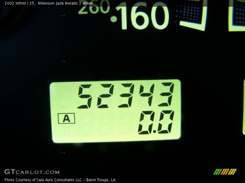 Millenium Jade Metallic / Willow 2002 Infiniti I 35