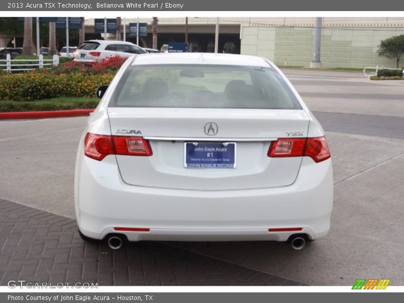 Bellanova White Pearl / Ebony 2013 Acura TSX Technology