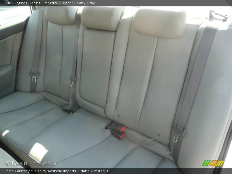 Bright Silver / Gray 2009 Hyundai Sonata Limited V6