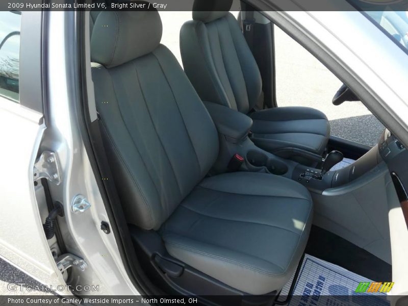 Bright Silver / Gray 2009 Hyundai Sonata Limited V6